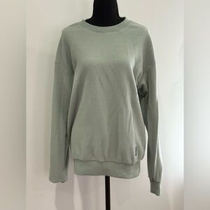 Comfort S Sage Green Crewneck Henley 770